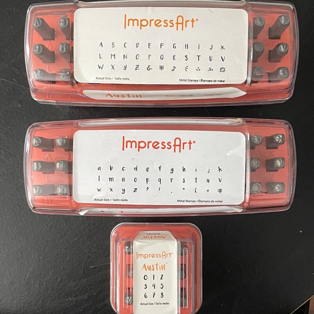 ImpressART AUSTIN font SET